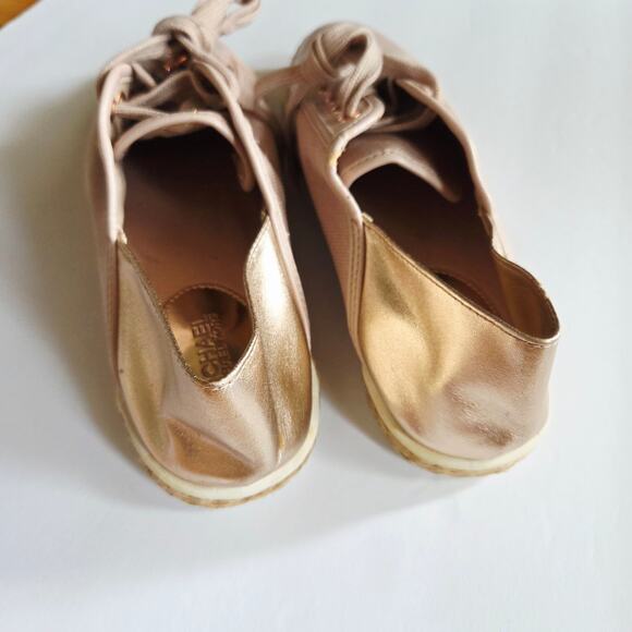 Michael Michael Kors Pink Canvas Espadrille Sneakers Lace Up Womens Size 9M - Picture 11 of 14